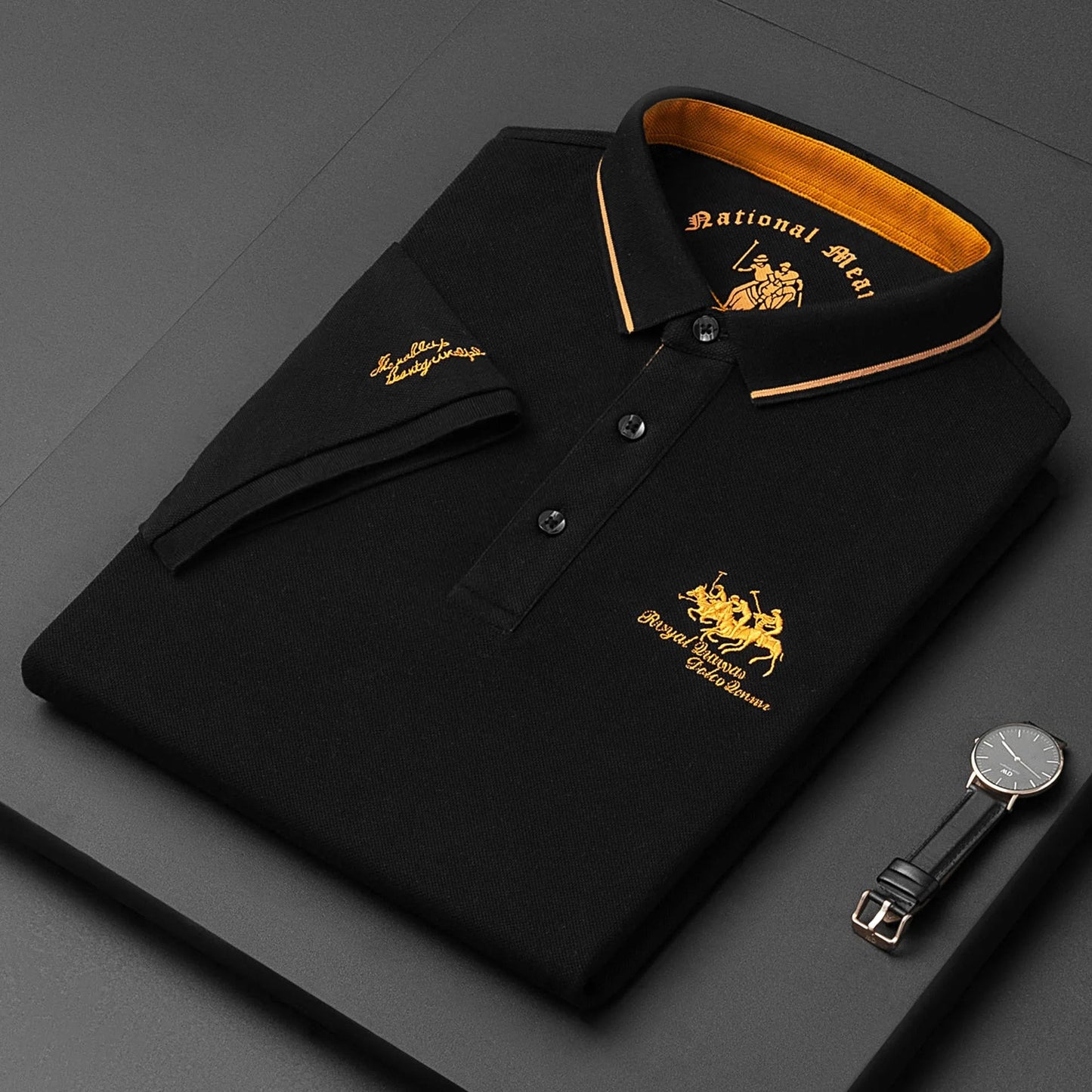 Santoni™ Elegant herrepolo | 2+1 GRATIS