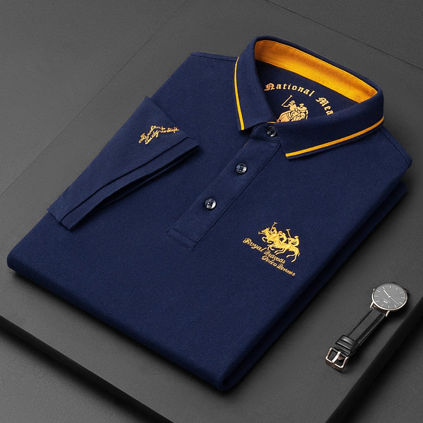 Santoni™ Elegant herrepolo | 2+1 GRATIS