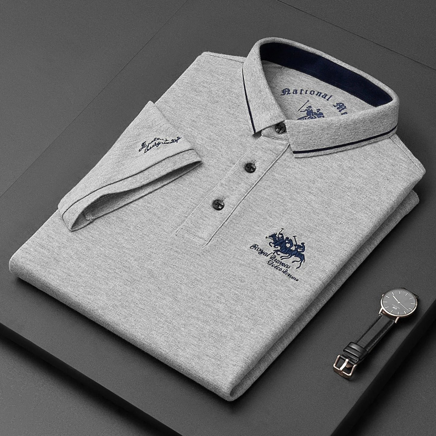 Santoni™ Elegant herrepolo | 2+1 GRATIS