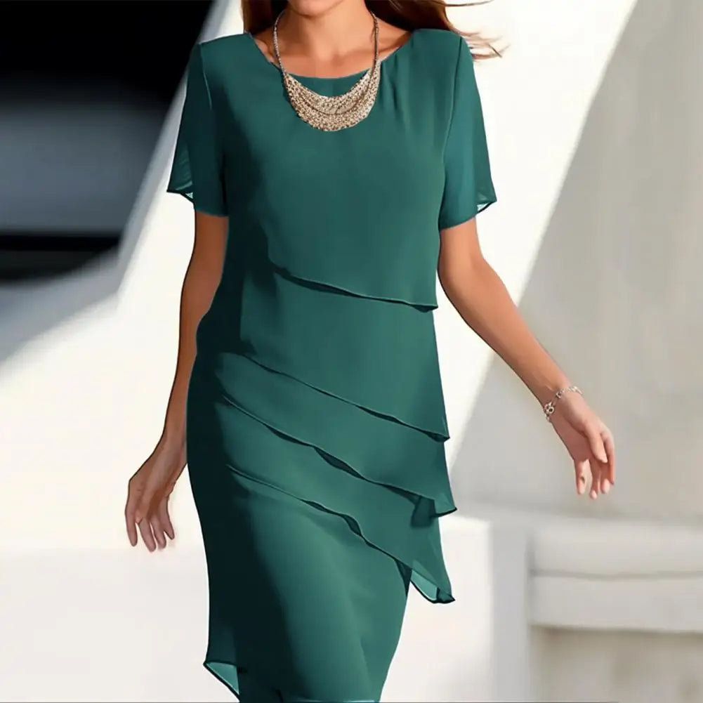 Pacey™ Elegant Chiffonkjole