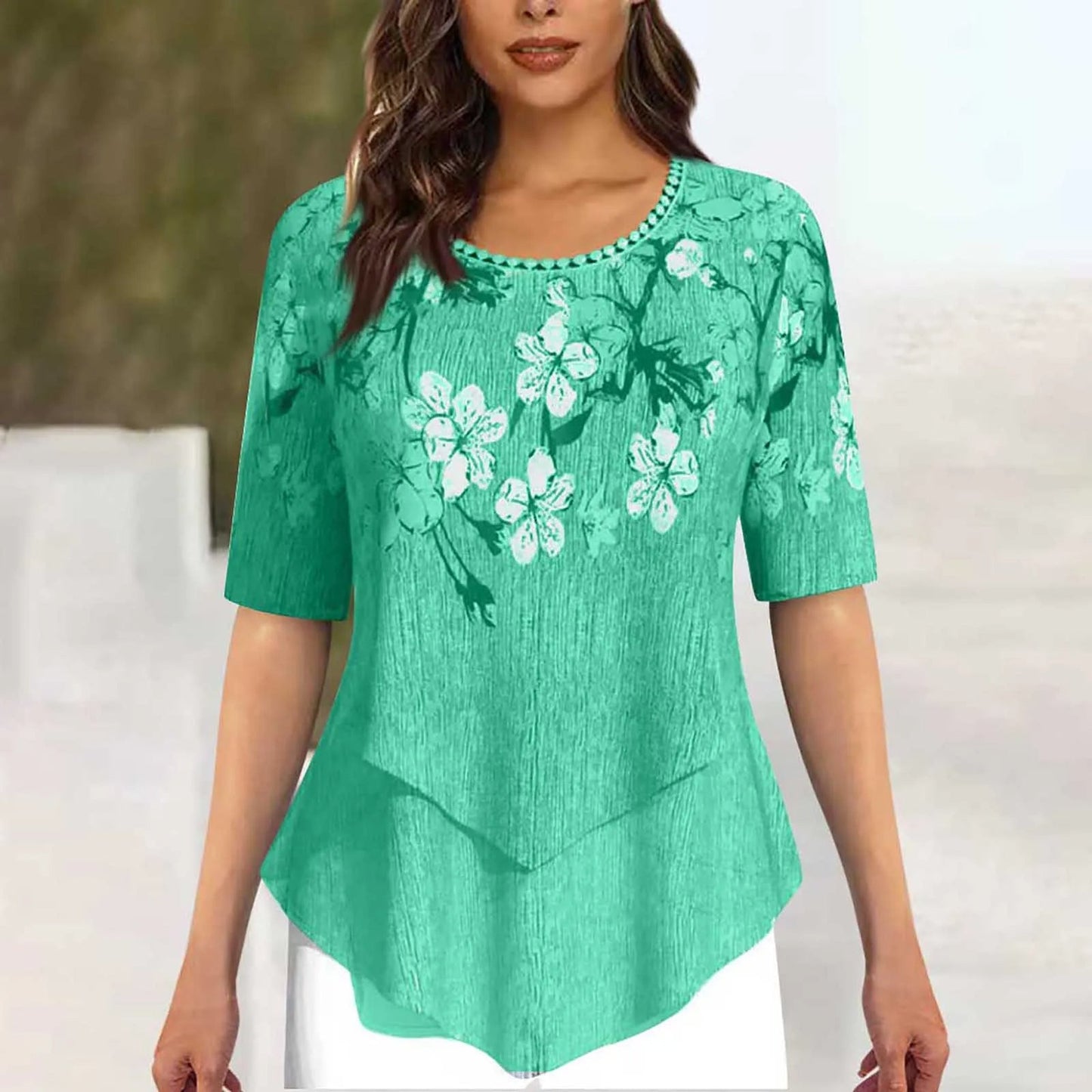 Willow™ Elegant Blomsterbluse