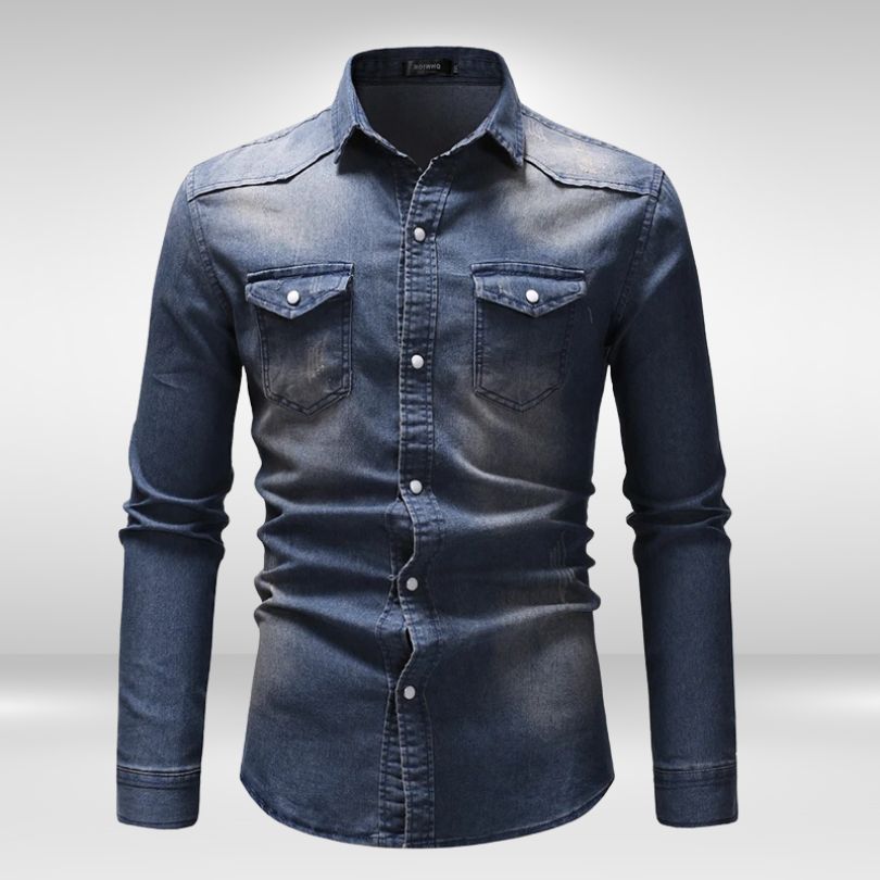 Lex™ Skjorte i Moderne Denim