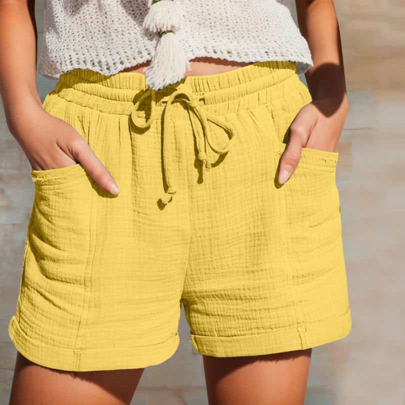 Nicole™ Komfortabel Shorts i Bomull