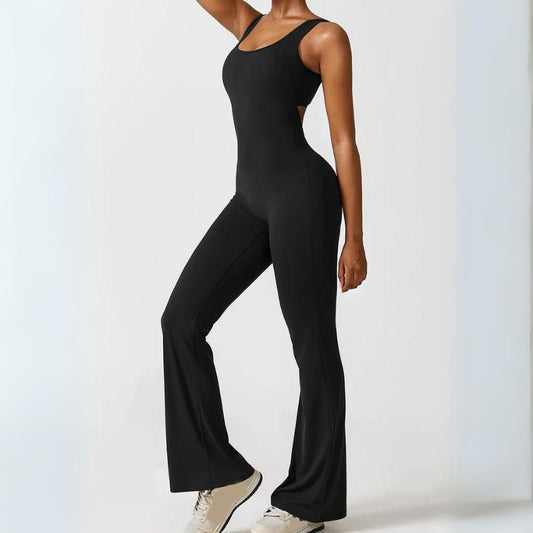 Vibeke™ Backless Flare Jumpsuit