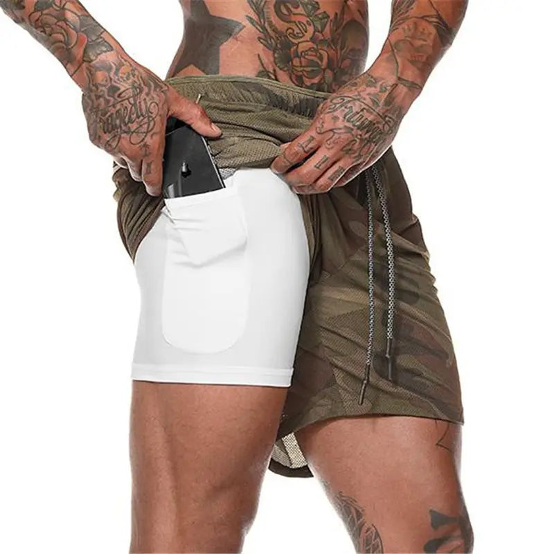 Fidel™ 2-i-1 Sportsshorts