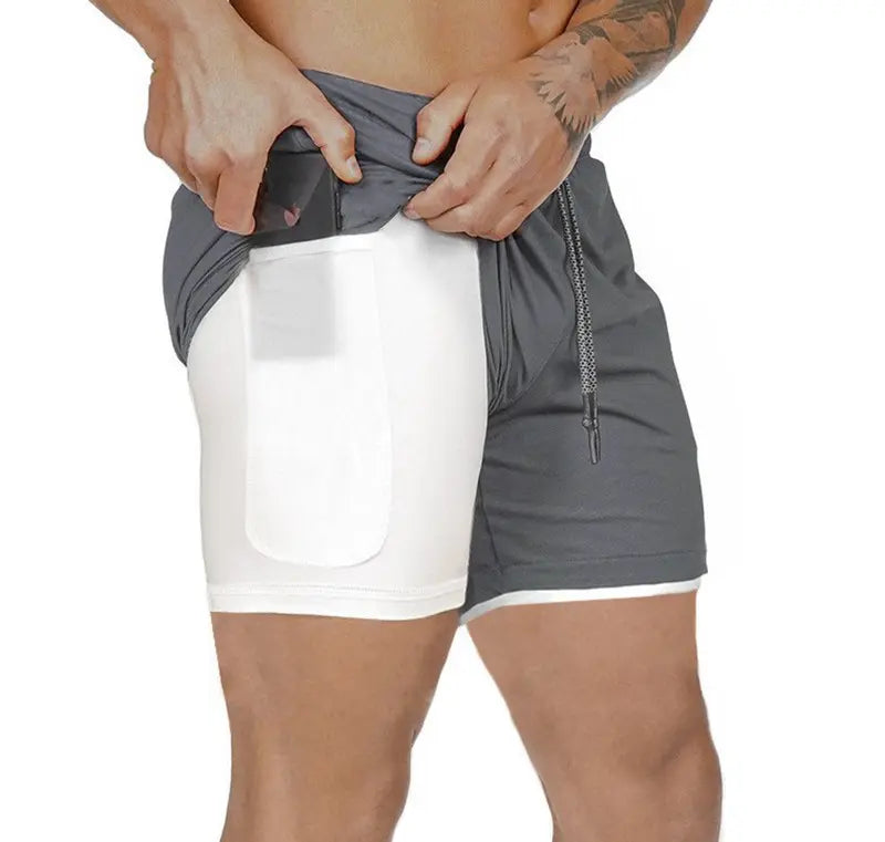 Fidel™ 2-i-1 Sportsshorts