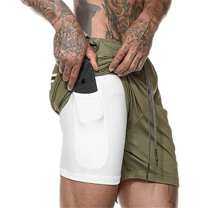 Fidel™ 2-i-1 Sportsshorts