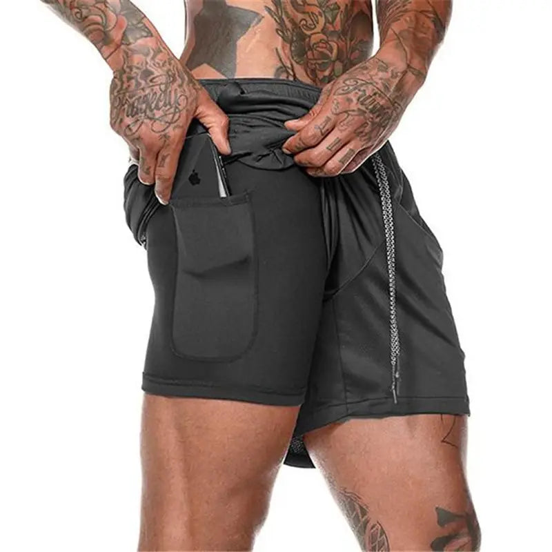 Fidel™ 2-i-1 Sportsshorts