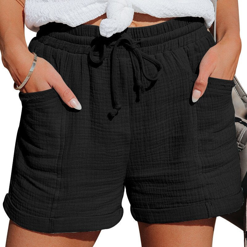 Nicole™ Komfortabel Shorts i Bomull