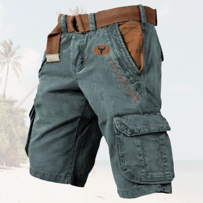 King™ Cargo Shorts for Menn med Flere Lommer