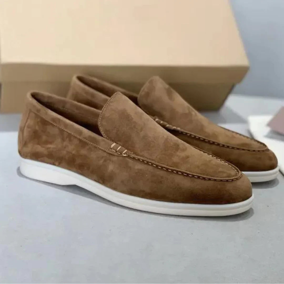 Massimo™ Loafers i Semsket Skinn