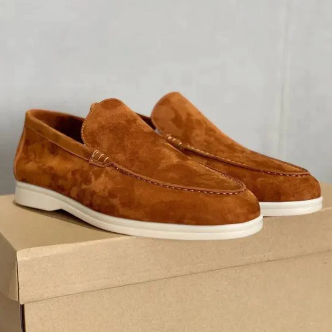 Massimo™ Loafers i Semsket Skinn