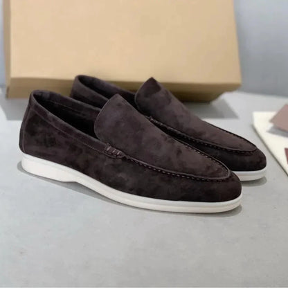 Massimo™ Loafers i Semsket Skinn