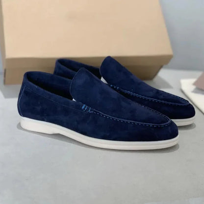 Massimo™ Loafers i Semsket Skinn