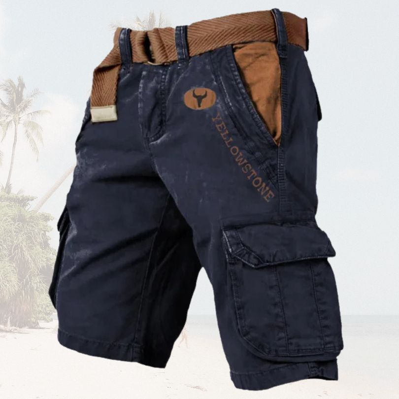 King™ Cargo Shorts for Menn med Flere Lommer